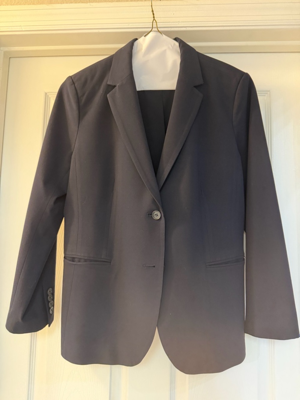 Ann Taylor Navy Petite Women's Blazer